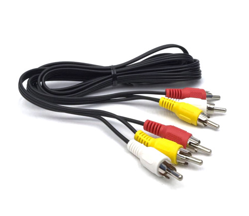 3xRCA Plug to 3xRCA Plug Cable 1.5m